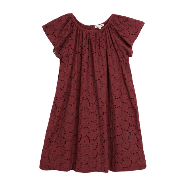 Suzanne Dress, Burgundy - Dresses - 1