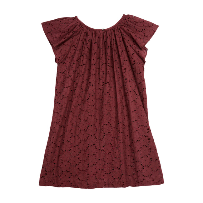 Suzanne Dress, Burgundy - Dresses - 2