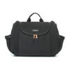 Poppy Luxe Diaper Bag, Scuba Black - Diaper Bags - 1 - thumbnail