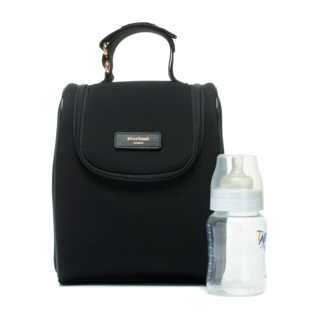 Poppy Luxe Diaper Bag, Scuba Black - Diaper Bags - 8