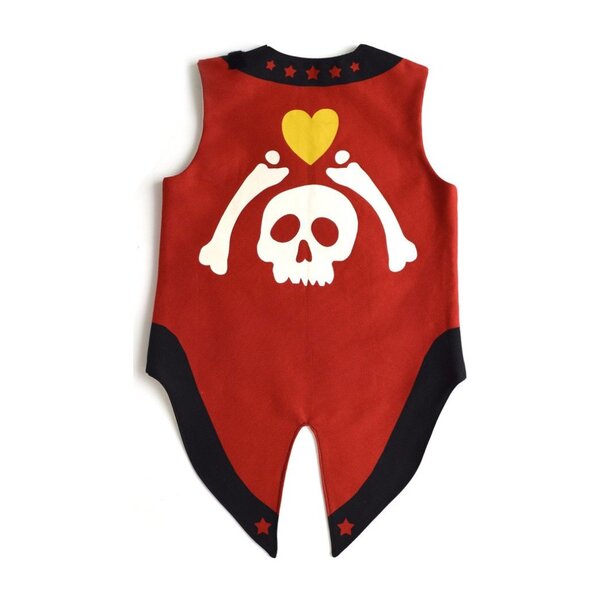 Pirate Vest with Removable Parrot