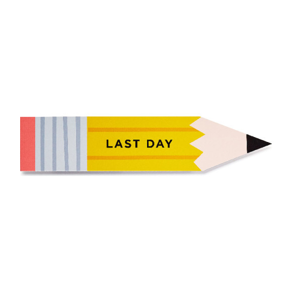 Oversized First (and Last!) Day of School Pencils