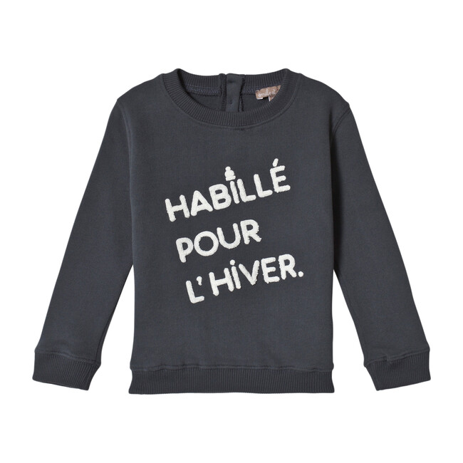 Sweatshirt, Navy - Sweatshirts - 1