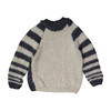 Marine Striped Sweater, Navy - Sweaters - 1 - thumbnail