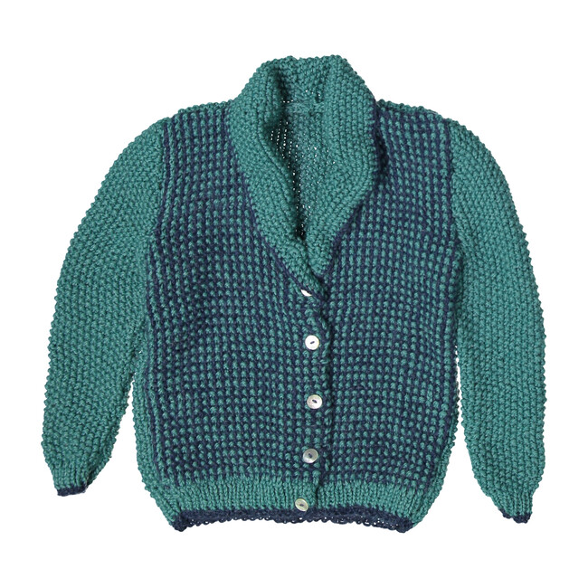 Jacob Cardigan, Emerald - Sweaters - 1