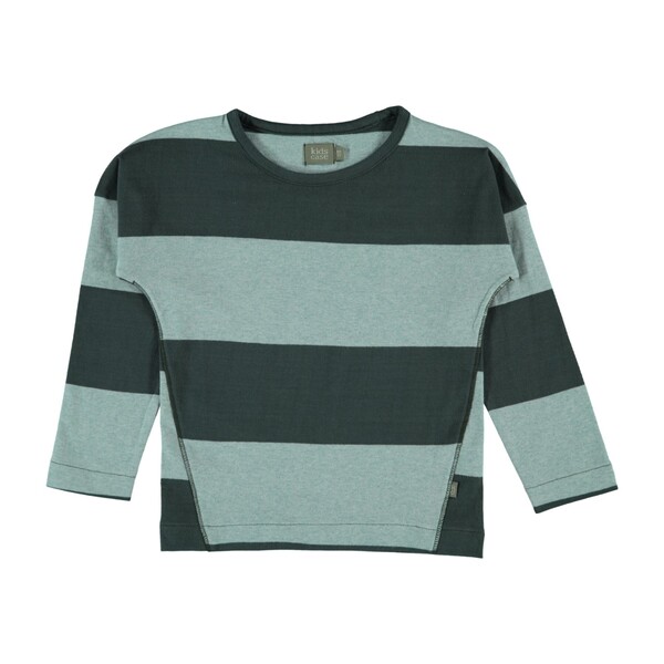 Luke Kids Tee, Light Blue and Green