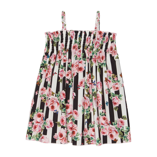 Ruched Cover Up, Striped Rose - Dresses - 1