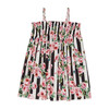 Ruched Cover Up, Striped Rose - Dresses - 1 - thumbnail