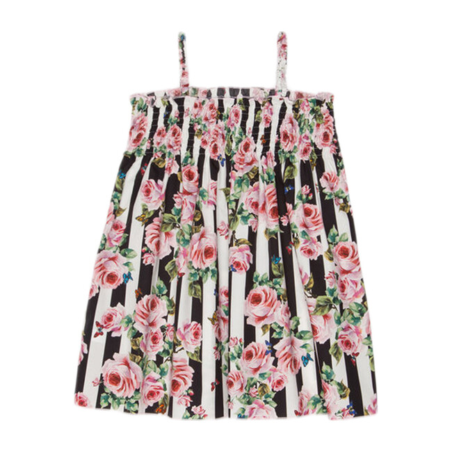 Ruched Cover Up, Striped Rose - Dresses - 2