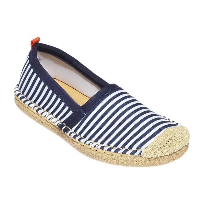 Beachcomber Espadrille, Navy Stripe