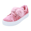 Bunny Ear Sneaker, Pink Crushed Velvet - Sneakers - 1 - thumbnail