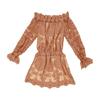 Gardenia Lace Dress, Copper - Dresses - 1 - thumbnail