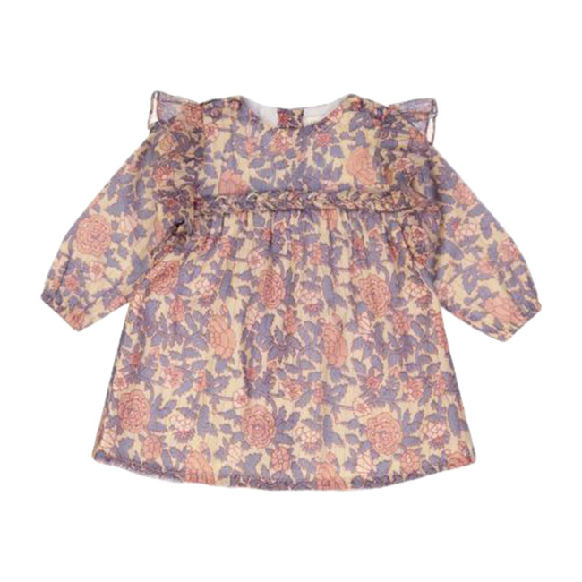 Lalie Dress, Indian Flower Pink - Dresses - 1