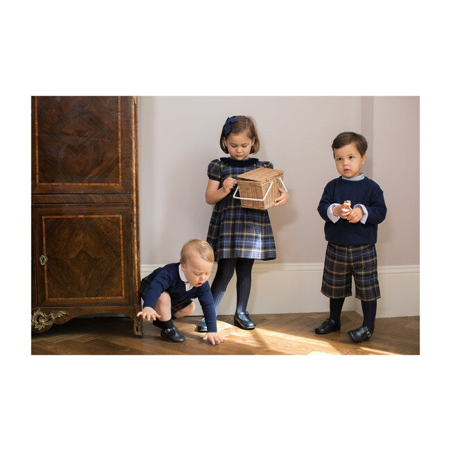 Raisin Dress, Navy - Dresses - 3