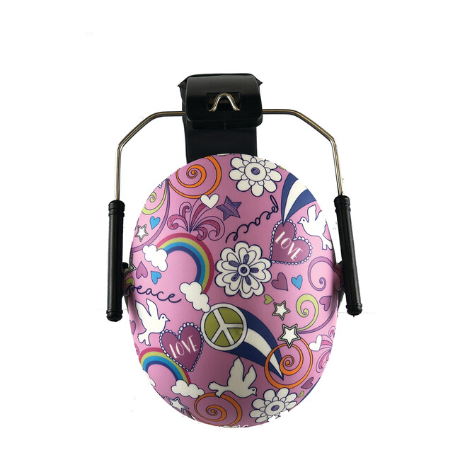 Banz Earmuffs Big Kids, Peace Doodle