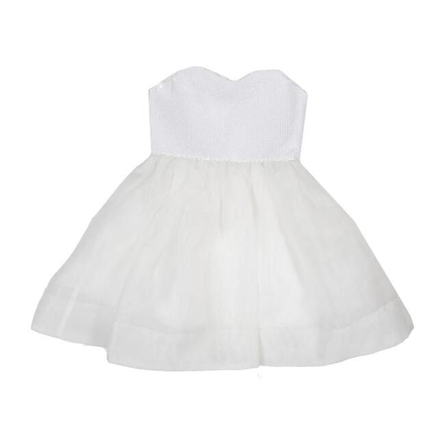 Dahlia Lace Dress, Ivory - Dresses - 1