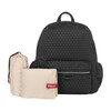 Luna Ultra Lite Backpack Diaper Bag, Black Scuba - Diaper Bags - 2