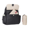 Robyn Faux Leather Convertible Backpack Diaper Bag, Black - Diaper Bags - 3