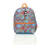 Junior Backpack, Robot Blue - Backpacks - 1 - thumbnail