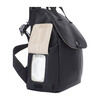 Robyn Faux Leather Convertible Backpack Diaper Bag, Black - Diaper Bags - 4