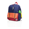 Junior Backpack, Navy Colorblock - Backpacks - 3