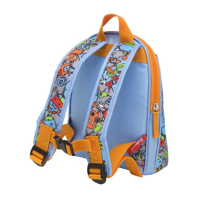 Mini Backpack, Robot Blue - Backpacks - 5