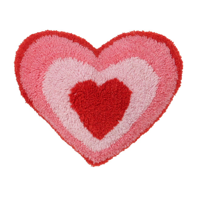 Lover Heart Pillow, Pink Multi - Decorative Pillows - 1