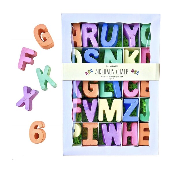 Alphabet Sidewalk Chalk