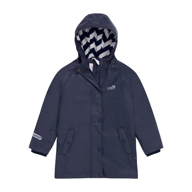 Puddleflex Jacket, Navy - Raincoats - 1