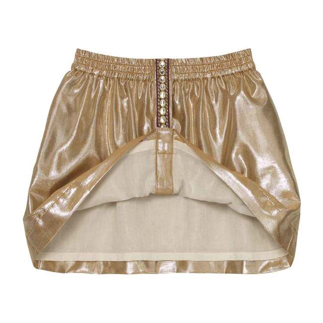 Heidi Skirt, Honey Lame - Skirts - 3