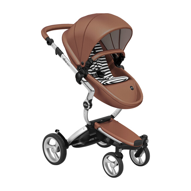 Xari Stroller Bundle- Includes Aluminium Chassis, Camel Seat Box, and Black and White Starter Pack - Single Strollers - 1