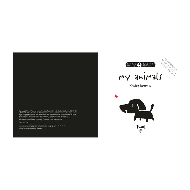 Baby Basics My Animals Twirl Books