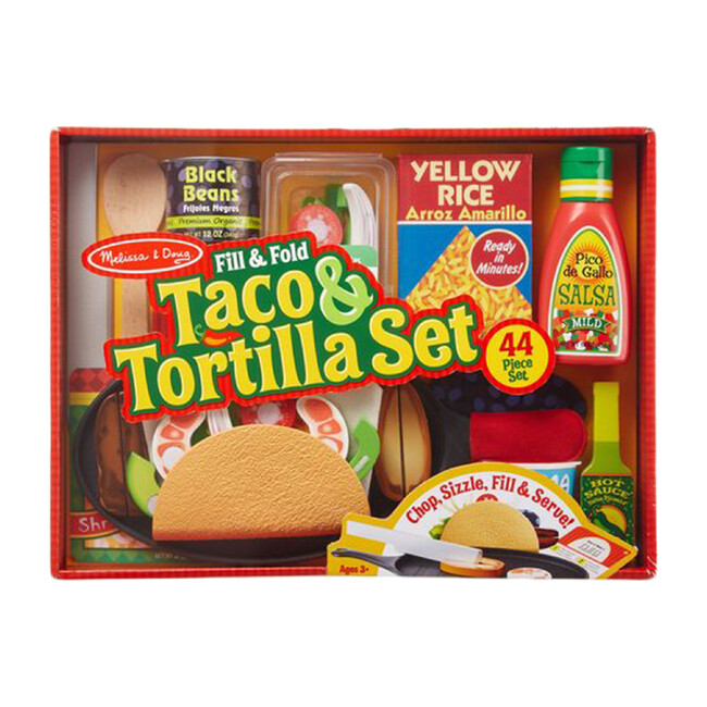 Fill & Fold Taco & Tortilla Set - Play Food - 4