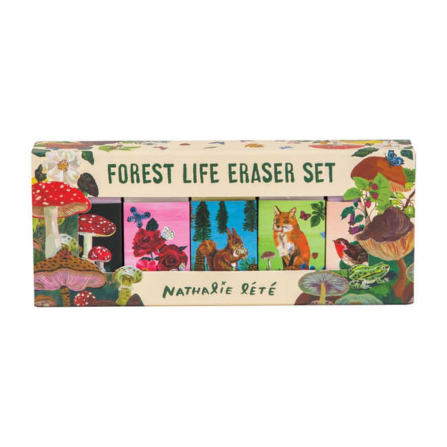 Forest Life Eraser Set by Nathalie Lete - Paper Goods - 1