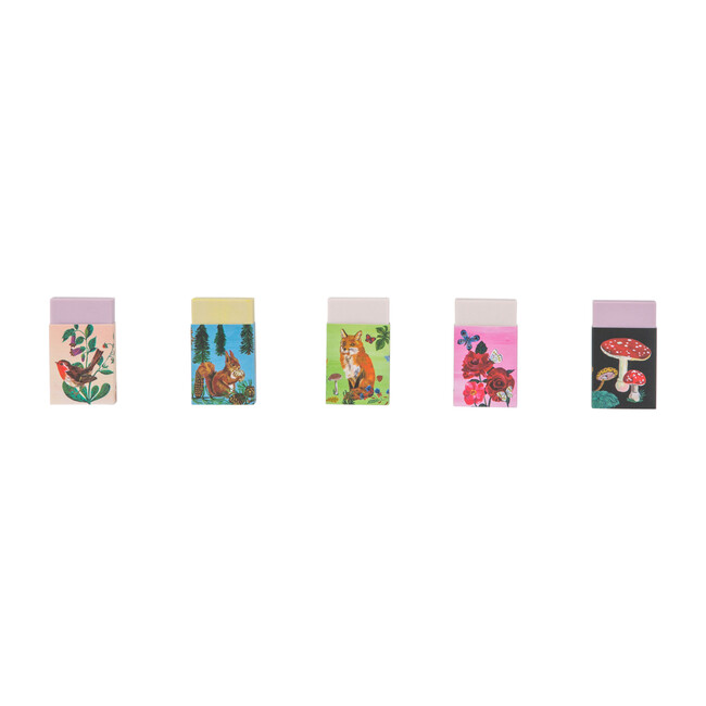Forest Life Eraser Set by Nathalie Lete - Paper Goods - 4