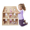 Multi-Level Wood Dollhouse - Dollhouses - 2