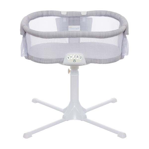 Halo Bassinest Swivel Sleeper Luxe Plus, Grey Melange
