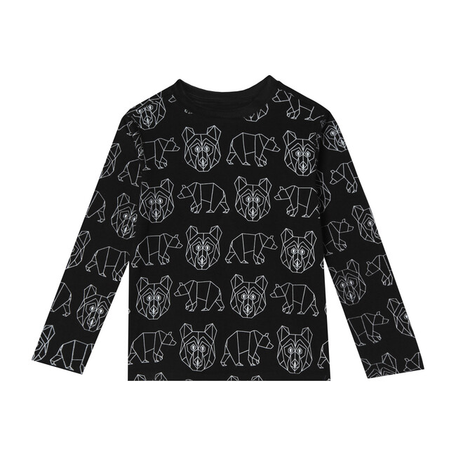 Long Sleeve Shirt, Bear Geo - Shirts - 1