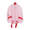 Monogrammed Seersucker Medium Backpack, Red - Backpacks - 2