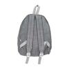 Monogrammed Chambray Medium Backpack, Grey - Backpacks - 2