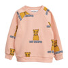 Cat Campus Sweatshirt, Pink - Sweatshirts - 1 - thumbnail