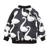 Reversible Swan Insulator Jacket, Black - Coats - 3