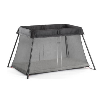 Travel Crib Light, Black Mesh