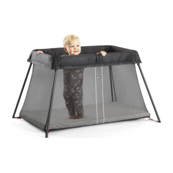 Travel Crib Light, Black Mesh