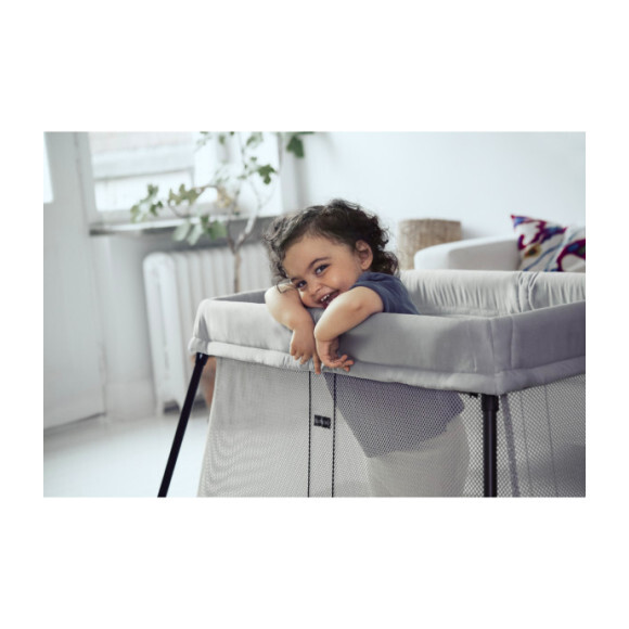 Travel Crib Light, Silver Mesh
