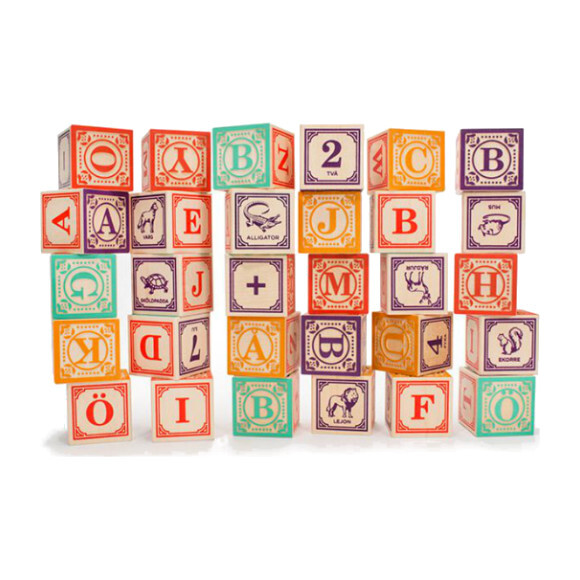 Swedish Alphabet Blocks - Blocks - 1