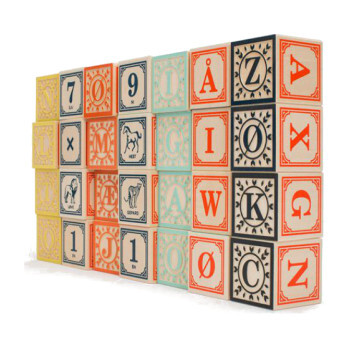 Norwegian Alphabet Blocks - Blocks - 1
