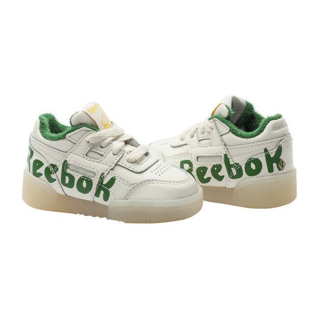 green workout shoes
