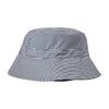 Reversible Striped Bucket Hat, Navy - Hats - 1 - thumbnail