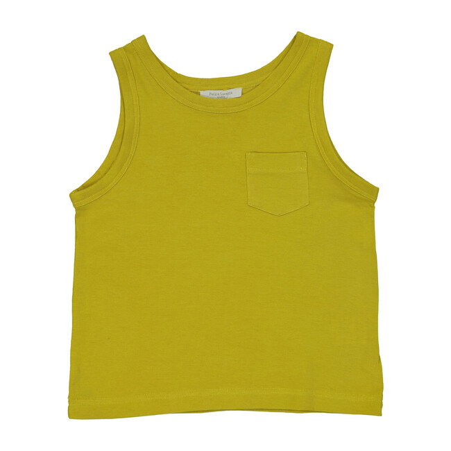 Baby Michel Tank Top, Mustard - Tees - 1